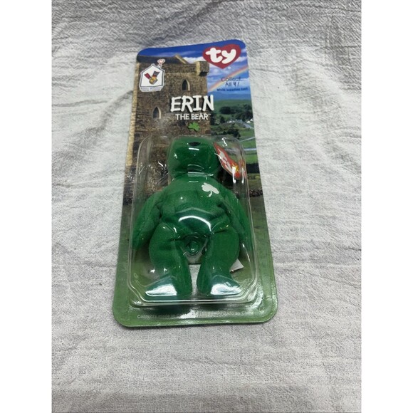 Beanie Babies Ty: Glory, Erin, Maple And Britannia The Bears 1999 - Picture 8 of 9